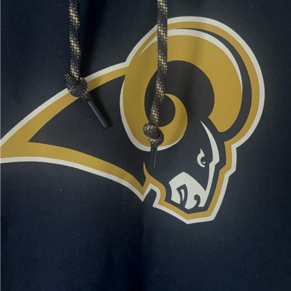 NWOT Rams sleeveless hoodie; Men’s small - Picture 7 of 7